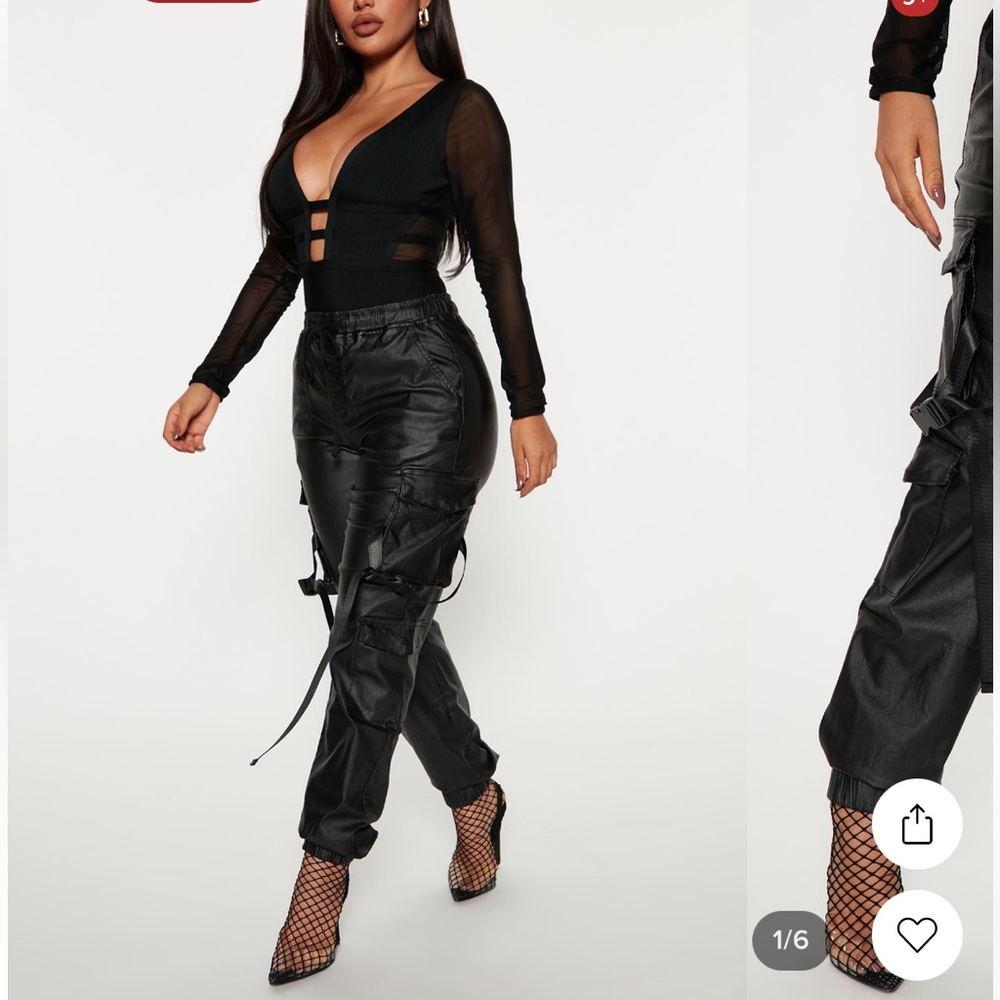 Black jogger pants